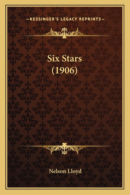 Couverture_Six Stars (1906)