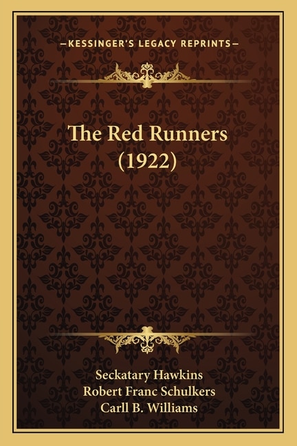 Front cover_The Red Runners (1922)