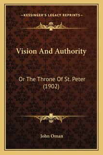 Front cover_Vision And Authority