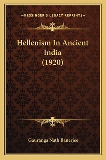 Front cover_Hellenism In Ancient India (1920)