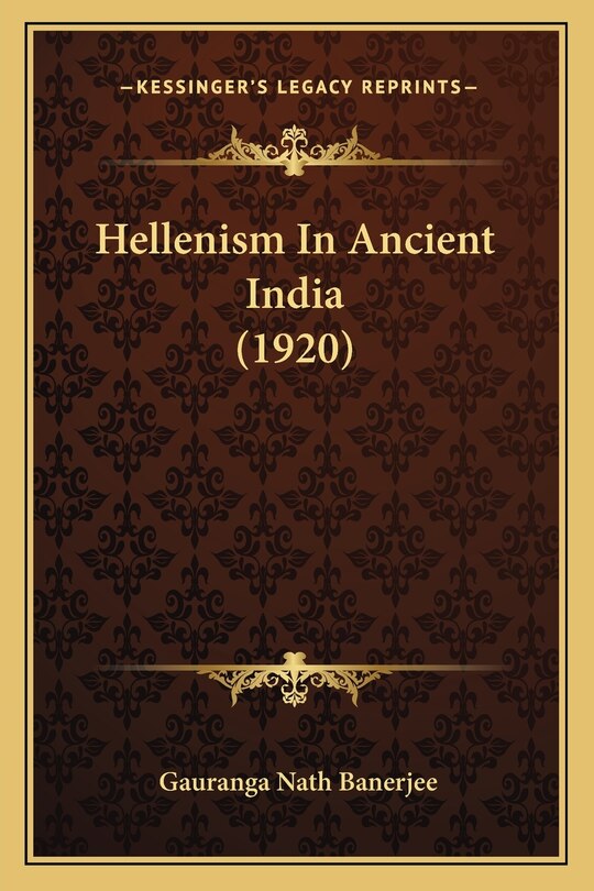 Front cover_Hellenism In Ancient India (1920)