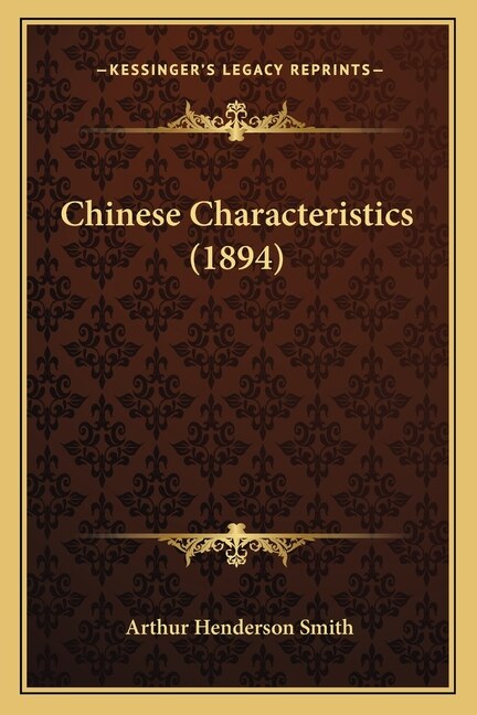 Front cover_Chinese Characteristics (1894)