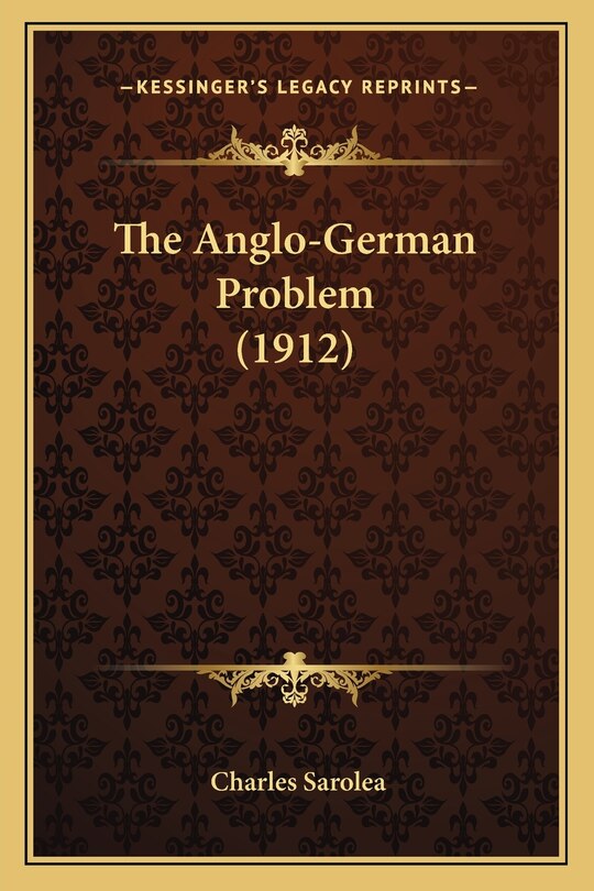 Front cover_The Anglo-German Problem (1912)