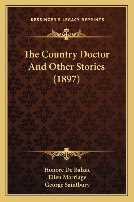Front cover_The Country Doctor And Other Stories (1897)