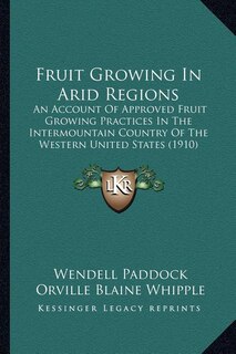 Front cover_Fruit Growing in Arid Regions