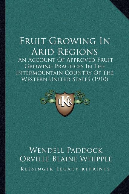 Front cover_Fruit Growing in Arid Regions