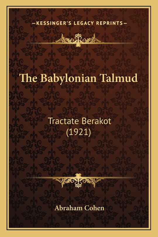Front cover_The Babylonian Talmud