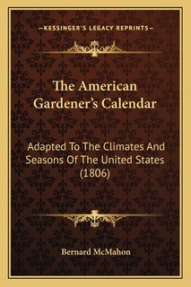 Front cover_The American Gardener's Calendar