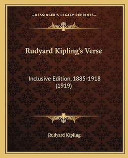 Front cover_Rudyard Kipling's Verse