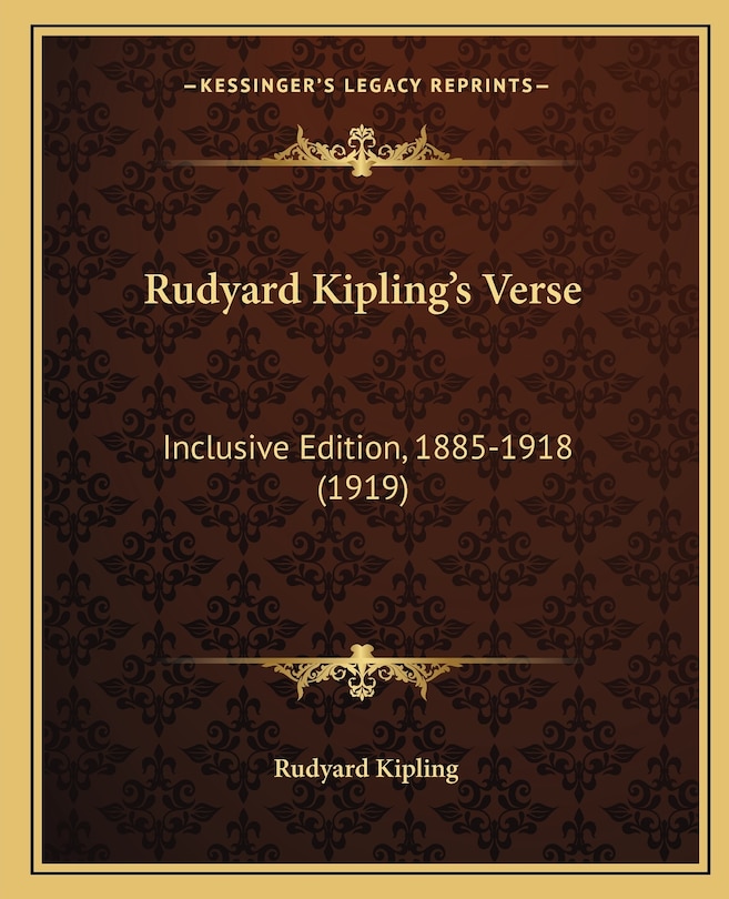 Front cover_Rudyard Kipling's Verse