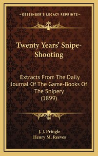Couverture_Twenty Years' Snipe-Shooting