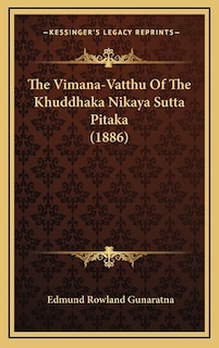 Front cover_The Vimana-Vatthu Of The Khuddhaka Nikaya Sutta Pitaka (1886)