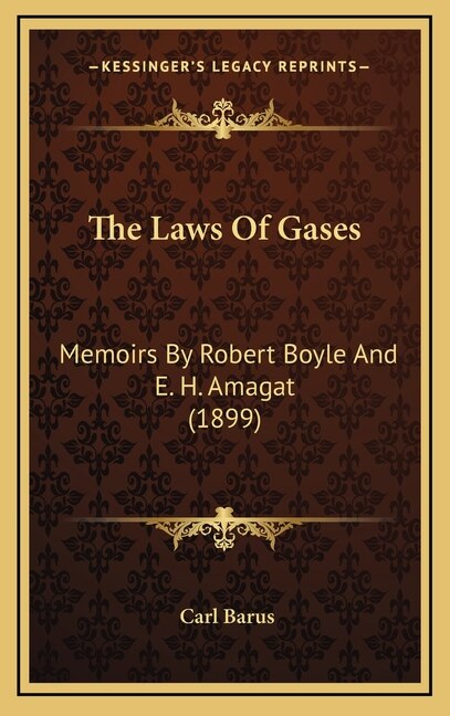 Couverture_The Laws Of Gases