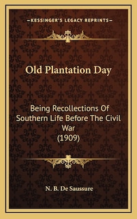 Front cover_Old Plantation Day