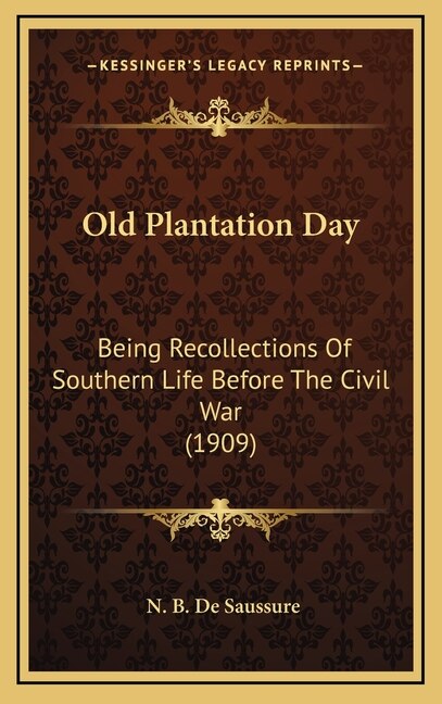 Front cover_Old Plantation Day