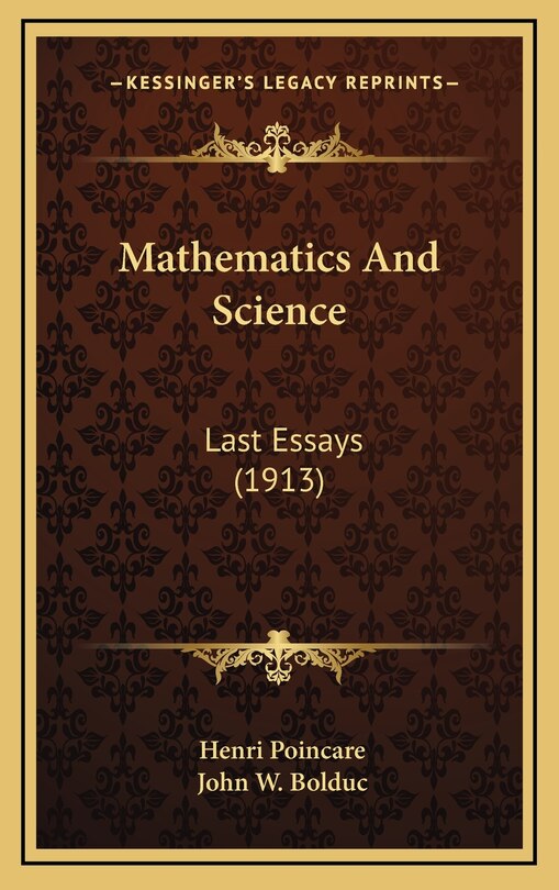 Mathematics and Science: Last Essays (1913)