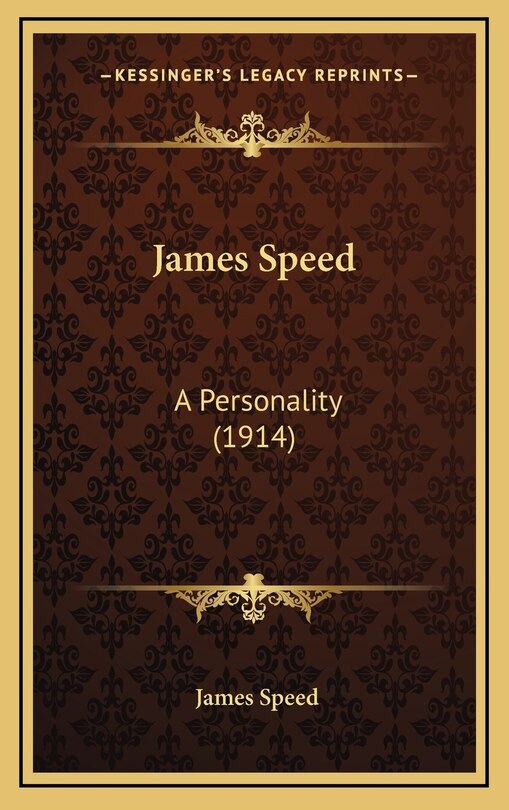 Couverture_James Speed