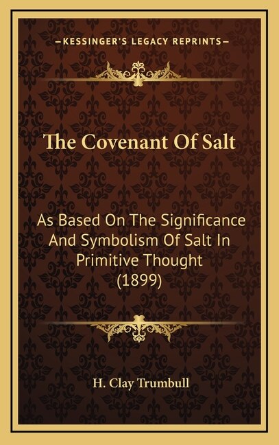 Front cover_The Covenant Of Salt