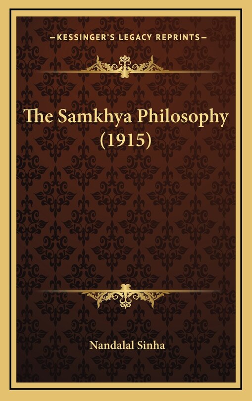 Front cover_The Samkhya Philosophy (1915)