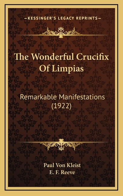 Front cover_The Wonderful Crucifix Of Limpias
