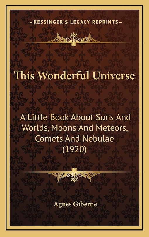 Couverture_This Wonderful Universe