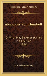 Front cover_Alexander Von Humbolt