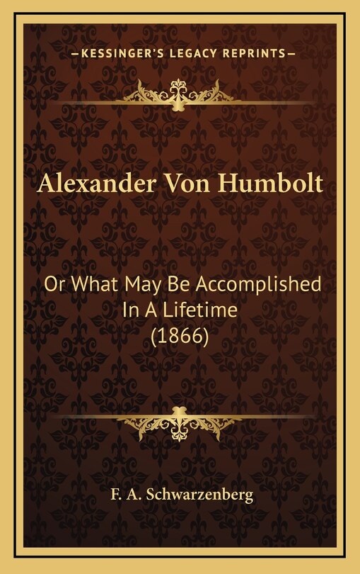 Front cover_Alexander Von Humbolt