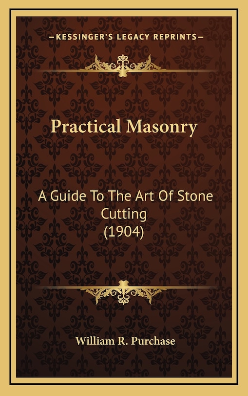 Couverture_Practical Masonry