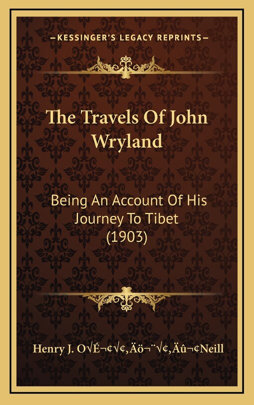 Front cover_The Travels Of John Wryland