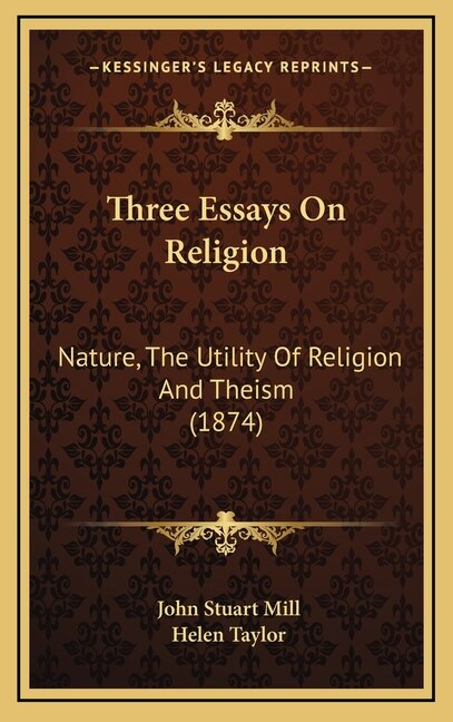 Couverture_Three Essays On Religion