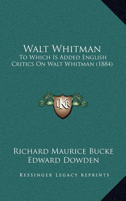 Front cover_Walt Whitman