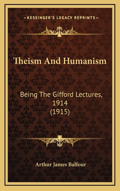 Couverture_Theism And Humanism