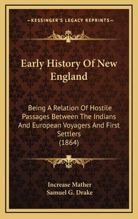 Couverture_Early History Of New England