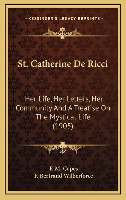 Front cover_St. Catherine De Ricci