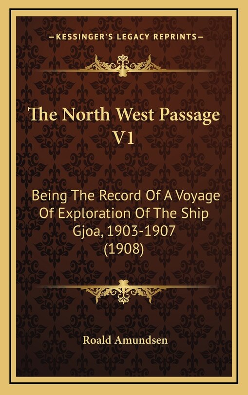Front cover_The North West Passage V1