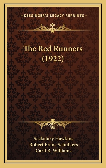 Front cover_The Red Runners (1922)