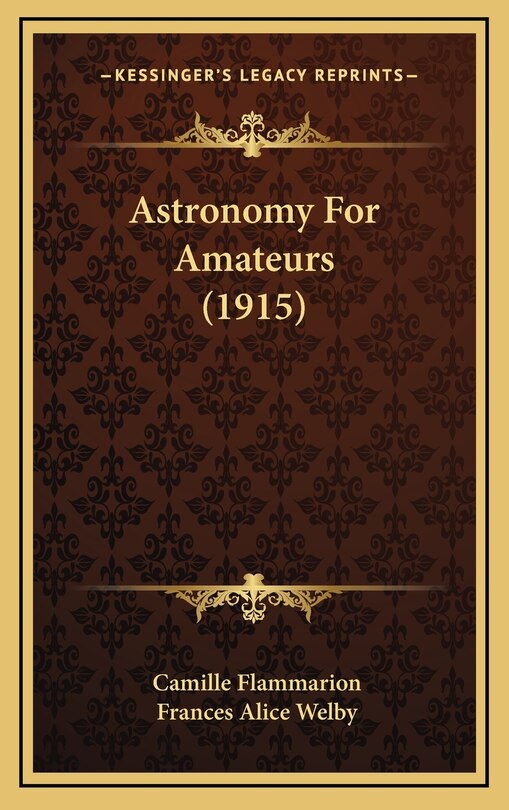 Front cover_Astronomy For Amateurs (1915)