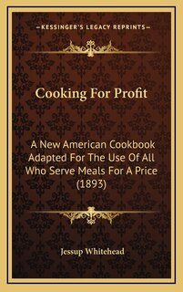 Front cover_Cooking For Profit