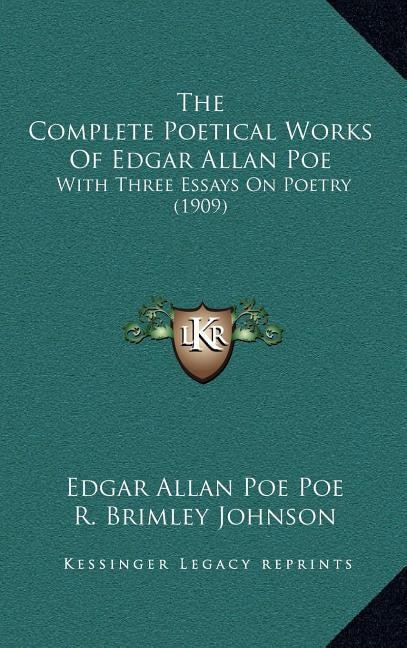 Couverture_The Complete Poetical Works of Edgar Allan Poe