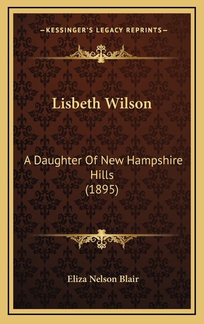 Front cover_Lisbeth Wilson