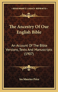 Front cover_The Ancestry Of Our English Bible