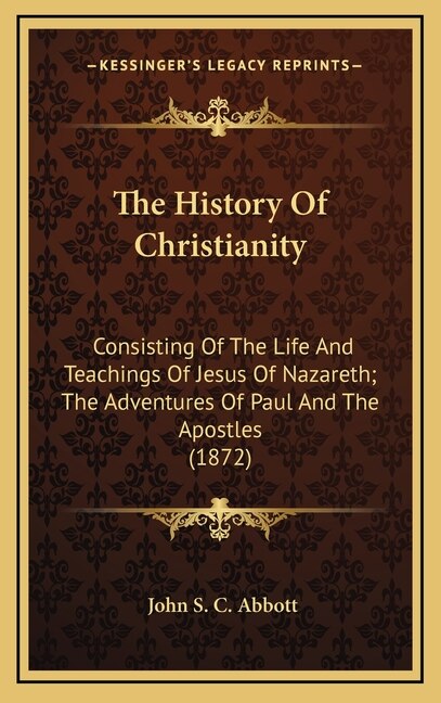 Front cover_The History Of Christianity