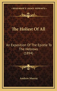 Front cover_The Holiest Of All