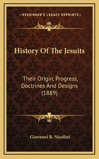 Couverture_History Of The Jesuits