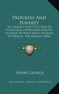 Couverture_Progress and Poverty