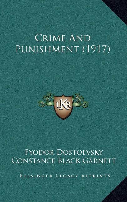 Front cover_Crime and Punishment (1917)