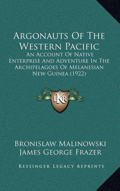 Couverture_Argonauts Of The Western Pacific