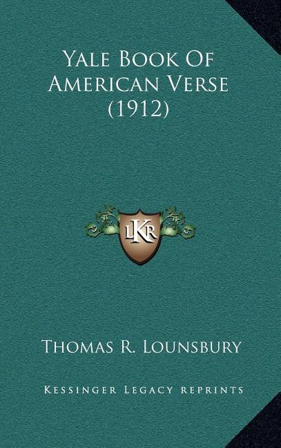 Couverture_Yale Book Of American Verse (1912)