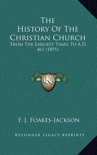 Front cover_The History Of The Christian Church