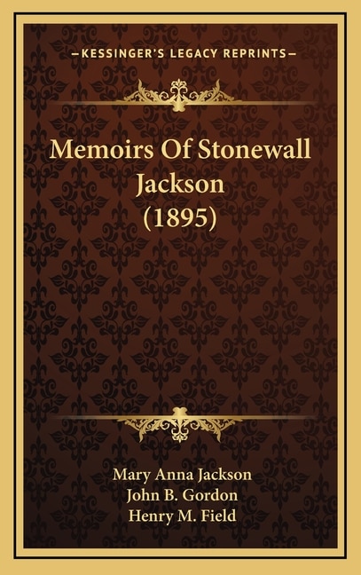 Couverture_Memoirs Of Stonewall Jackson (1895)